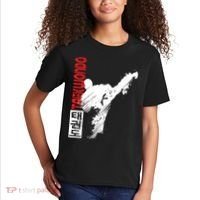 Taekwondo Martial Art Distressed Style Kick Tee Kids T-Shirt thumb 2