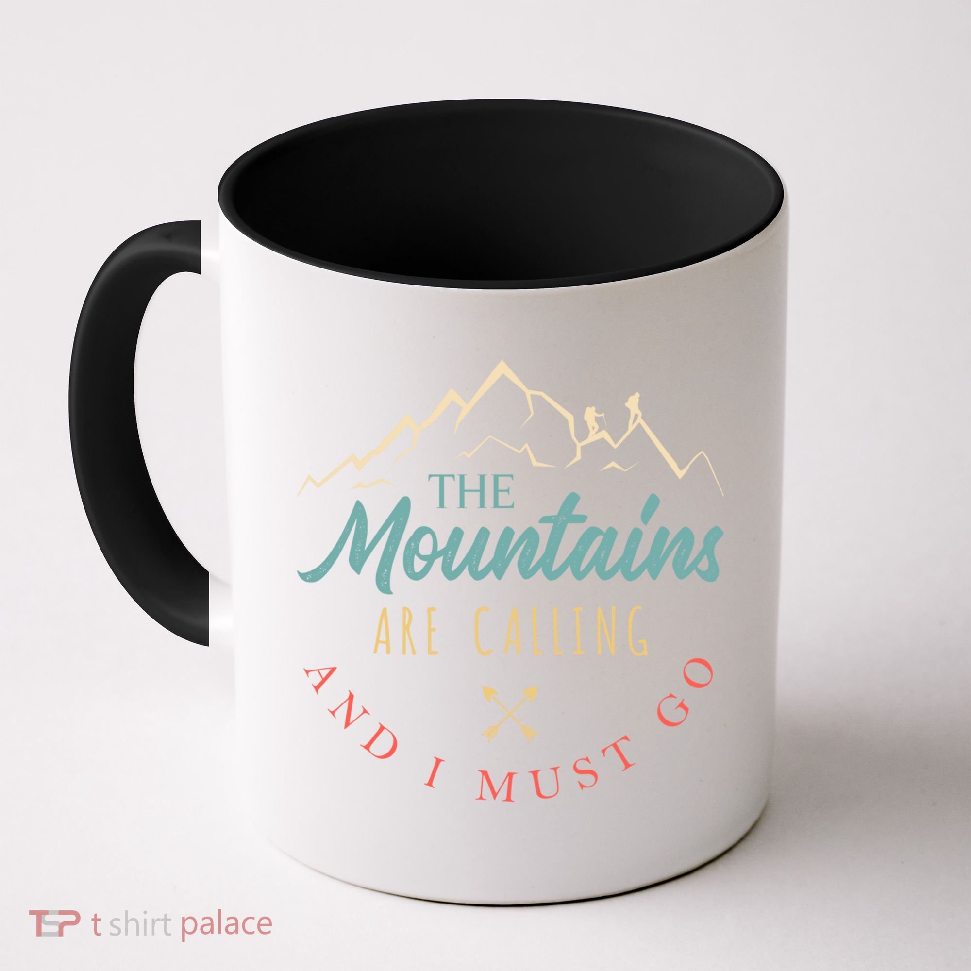 The Mountains Are Calling And I Must Go Gift Camping Gift Coffee Mug