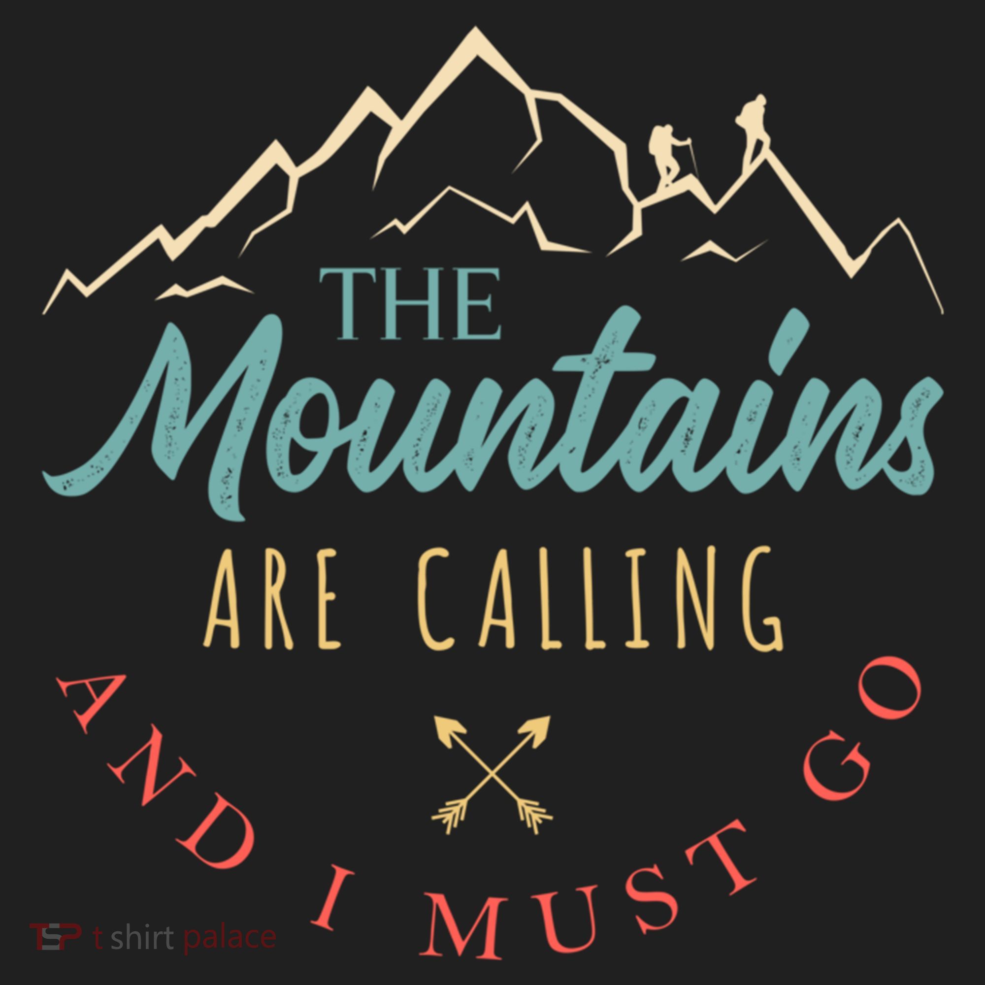 The Mountains Are Calling And I Must Go Gift Camping Gift Hat
