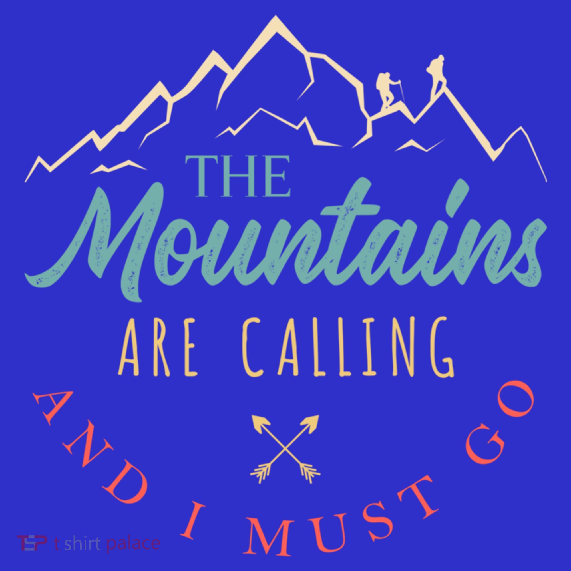The Mountains Are Calling And I Must Go Gift Camping Gift Visor