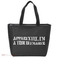 Trouble Maker Apparently IM A Troublemaker Tote Bag thumb 0