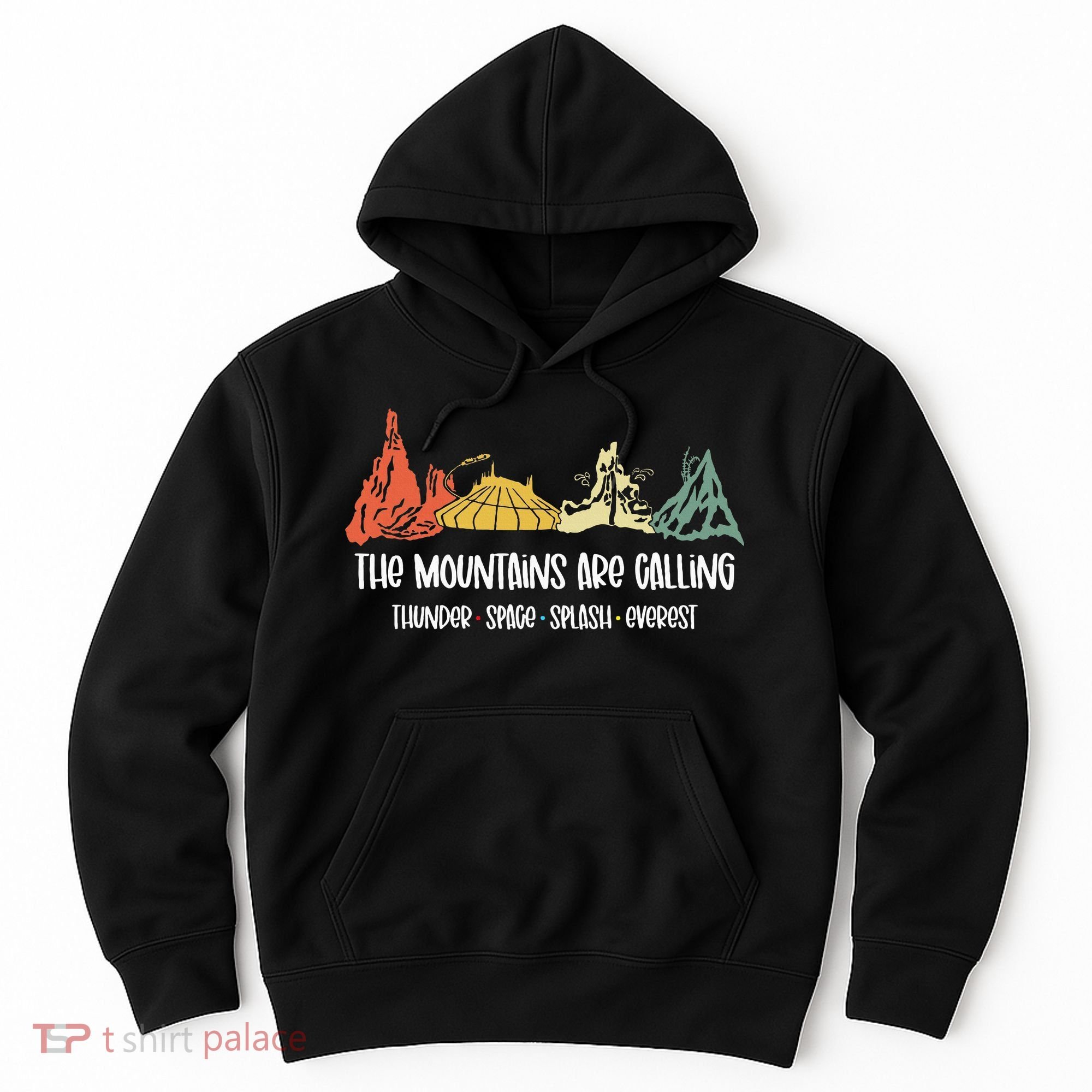 The Mountains Are Calling Space Splash Thunder Everest Hoodie