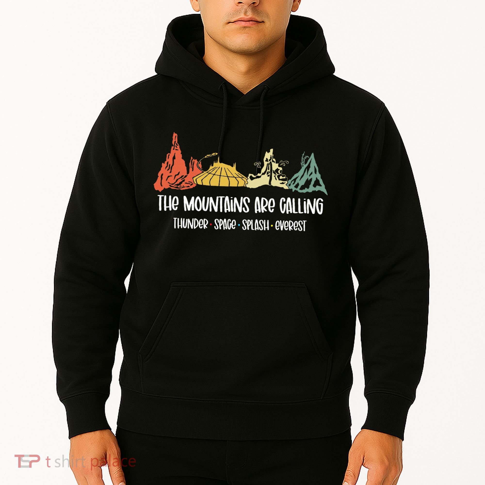 The Mountains Are Calling Space Splash Thunder Everest Hoodie