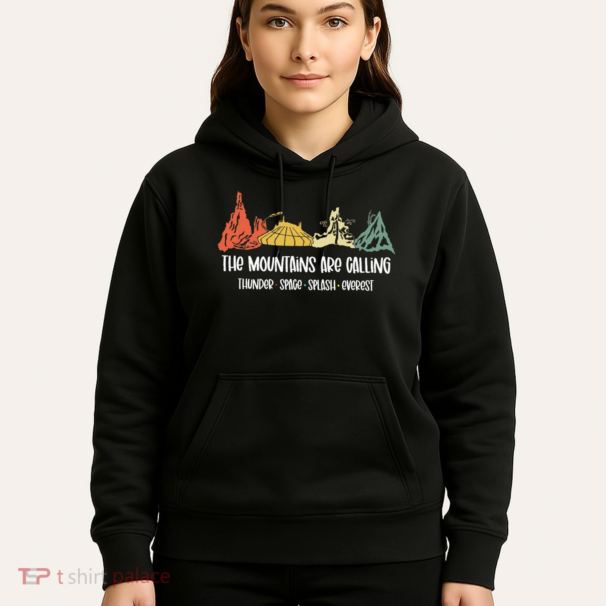 The Mountains Are Calling Space Splash Thunder Everest Hoodie