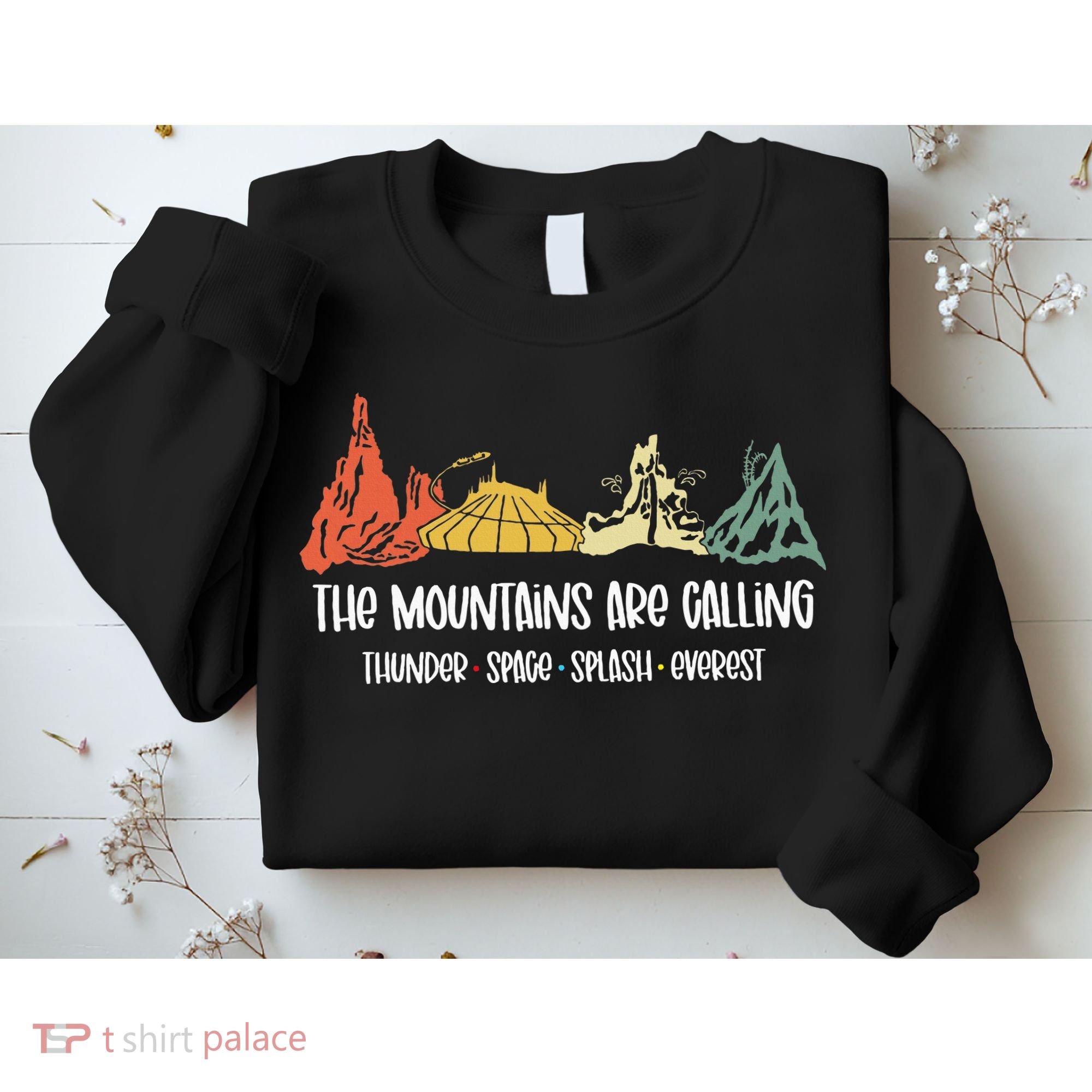 The Mountains Are Calling Space Splash Thunder Everest Sweatshirt