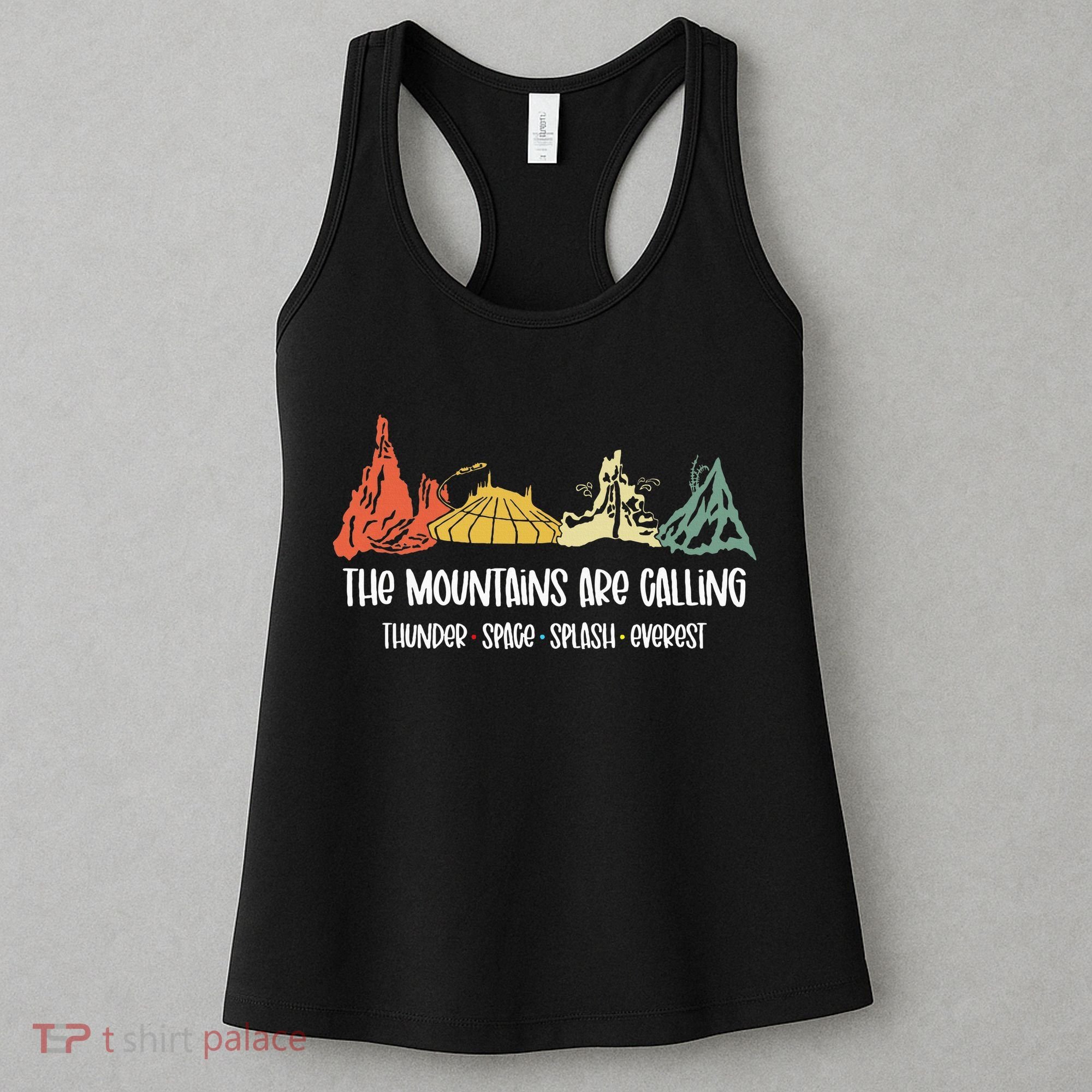 The Mountains Are Calling Space Splash Thunder Everest Women's Tank Top