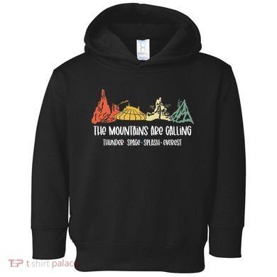 The Mountains Are Calling Space Splash Thunder Everest Toddler Hoodie