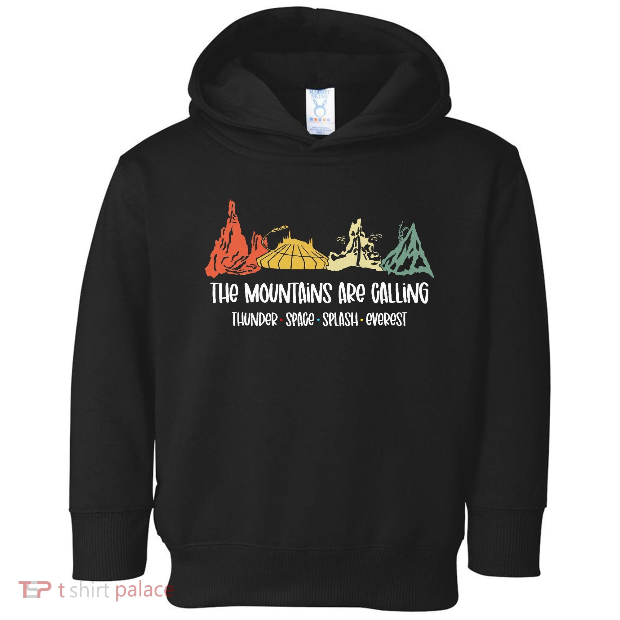 The Mountains Are Calling Space Splash Thunder Everest Toddler Hoodie
