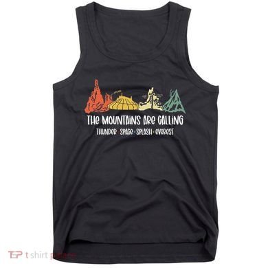 The Mountains Are Calling Space Splash Thunder Everest Tank Top