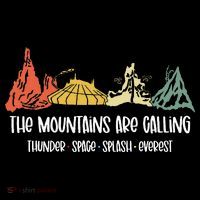 The Mountains Are Calling Space Splash Thunder Everest Tank Top thumb 6