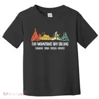 The Mountains Are Calling Space Splash Thunder Everest Toddler T-Shirt thumb 0