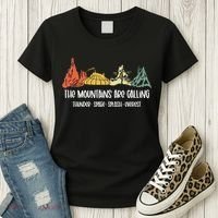 The Mountains Are Calling Space Splash Thunder Everest Women's T-Shirt thumb 3