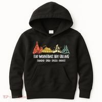 The Mountains Are Calling Space Splash Thunder Everest Kids Hoodie thumb 0