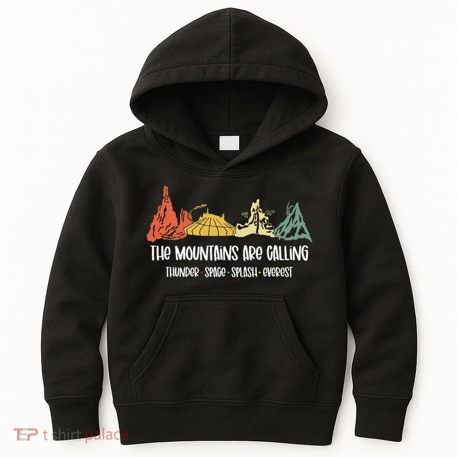 The Mountains Are Calling Space Splash Thunder Everest Kids Hoodie