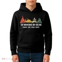 The Mountains Are Calling Space Splash Thunder Everest Kids Hoodie thumb 4