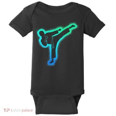 Taekwondo Martial Arts Karate Baby Bodysuit