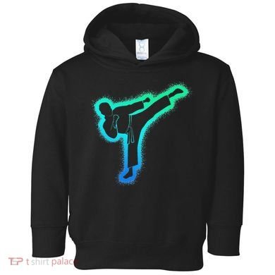 Taekwondo Martial Arts Karate Toddler Hoodie