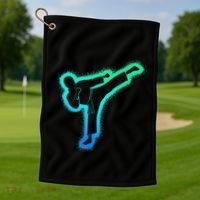 Taekwondo Martial Arts Karate Golf Towel thumb 1