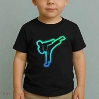 Taekwondo Martial Arts Karate Toddler T-Shirt thumb 2
