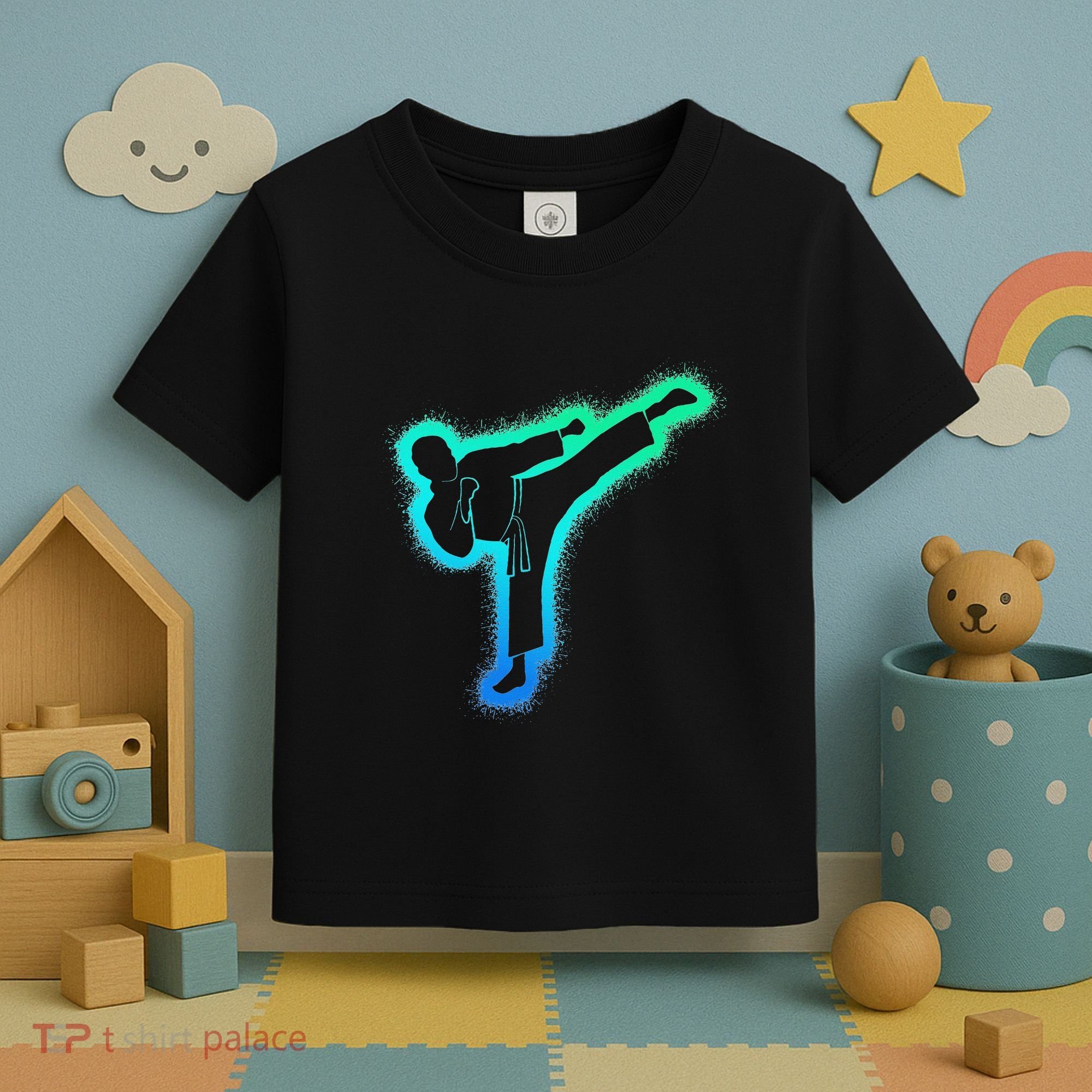 Taekwondo Martial Arts Karate Toddler T-Shirt