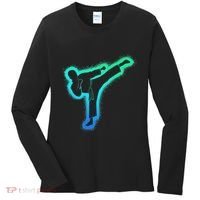Taekwondo Martial Arts Karate Women's Long Sleeve Shirt thumb 0