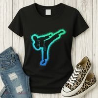 Taekwondo Martial Arts Karate Women's T-Shirt thumb 3