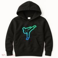 Taekwondo Martial Arts Karate Kids Hoodie thumb 0