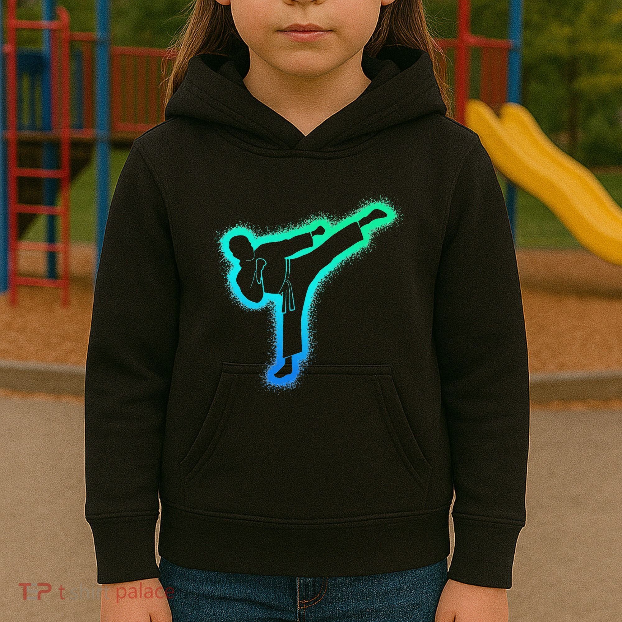 Taekwondo Martial Arts Karate Kids Hoodie