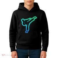 Taekwondo Martial Arts Karate Kids Hoodie thumb 4