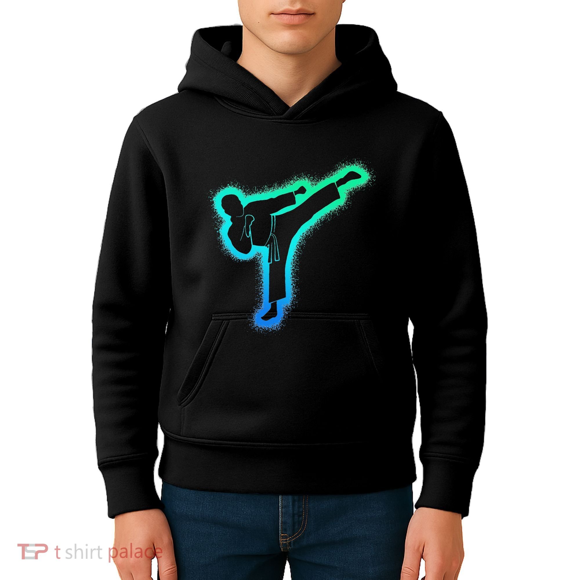Taekwondo Martial Arts Karate Kids Hoodie