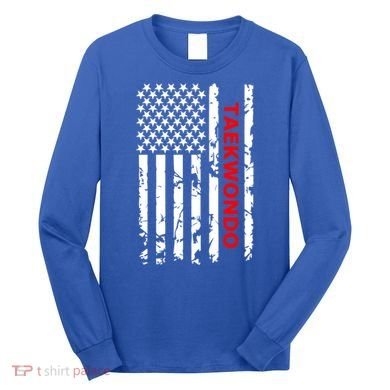 Taekwondo Martial Arts Great Gift Long Sleeve Shirt