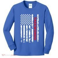 Taekwondo Martial Arts Great Gift Kids Long Sleeve Shirt thumb 0