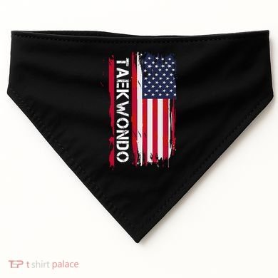 Taekwondo Martial Arts Great Gift USA-Made Doggie Bandana