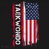 Taekwondo Martial Arts Great Gift USA-Made Doggie Bandana thumb 2