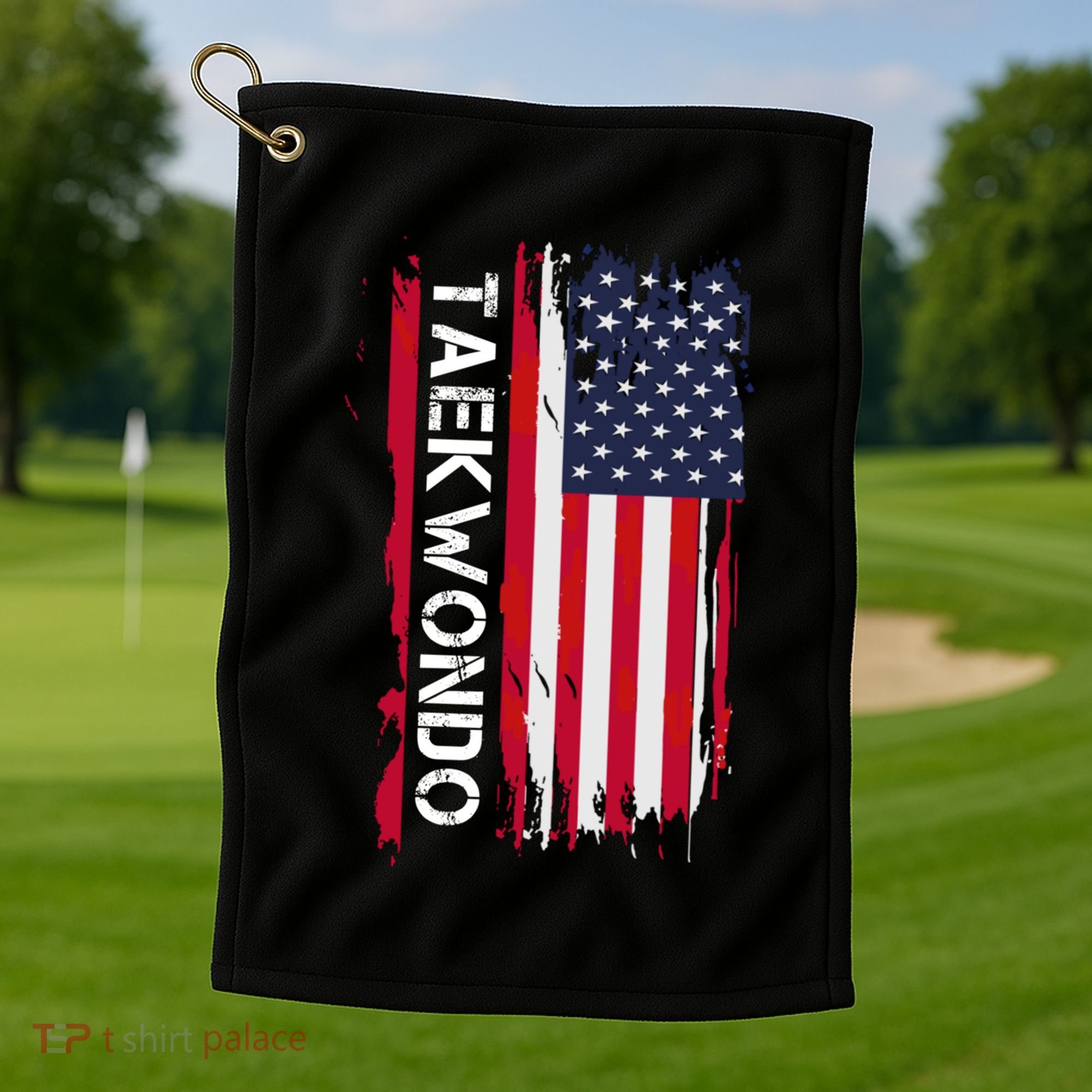 Taekwondo Martial Arts Great Gift Golf Towel