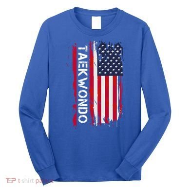 Taekwondo Martial Arts Great Gift Long Sleeve Shirt