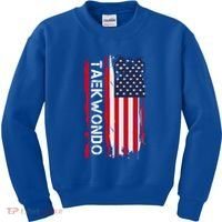 Taekwondo Martial Arts Great Gift Kids Sweatshirt thumb 0