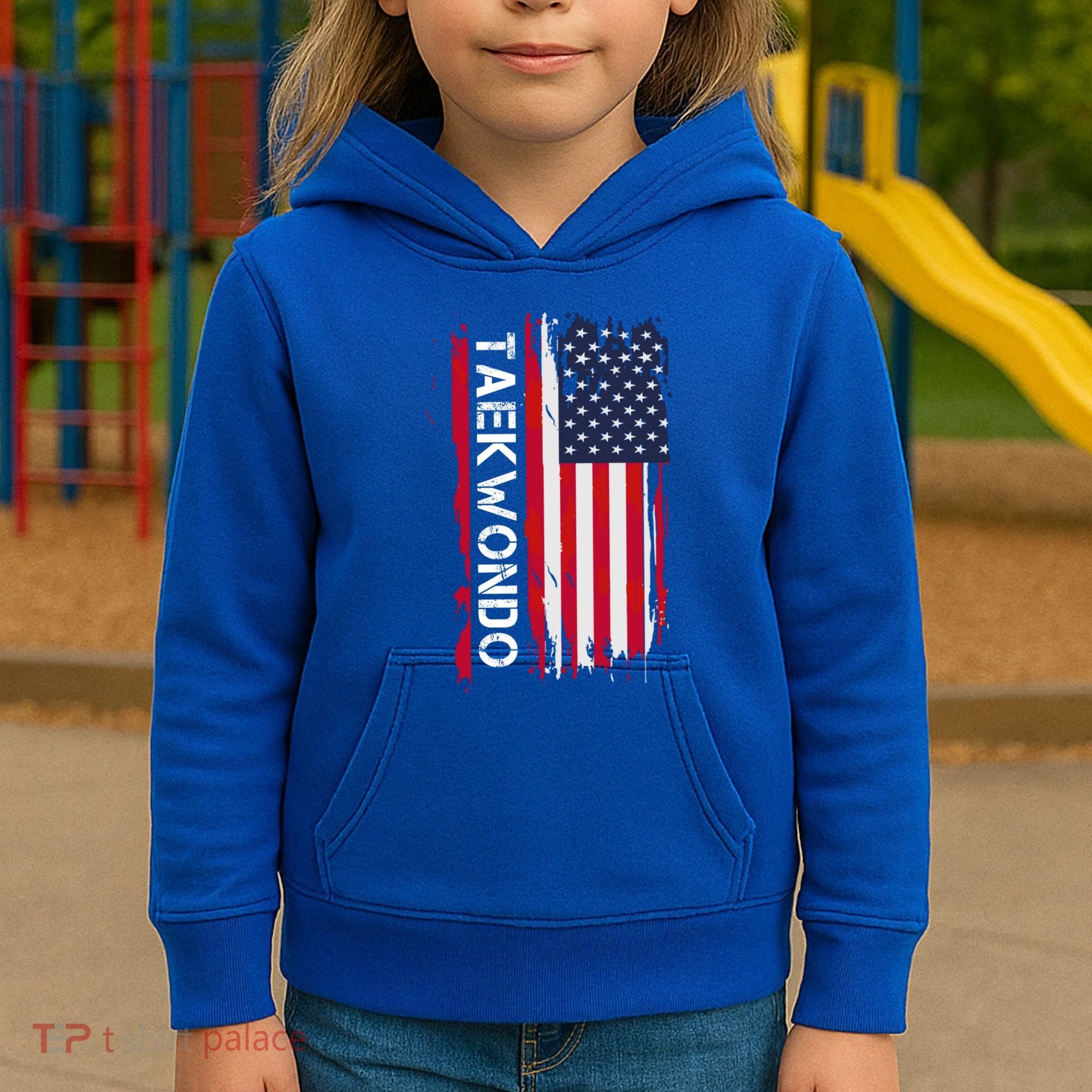 Taekwondo Martial Arts Great Gift Kids Hoodie