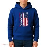 Taekwondo Martial Arts Great Gift Kids Hoodie thumb 4