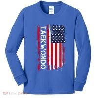 Taekwondo Martial Arts Great Gift Kids Long Sleeve Shirt thumb 0