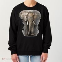 The Mountain African Elephant Women's Sweatshirt thumb 0