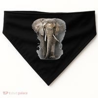 The Mountain African Elephant USA-Made Doggie Bandana thumb 0