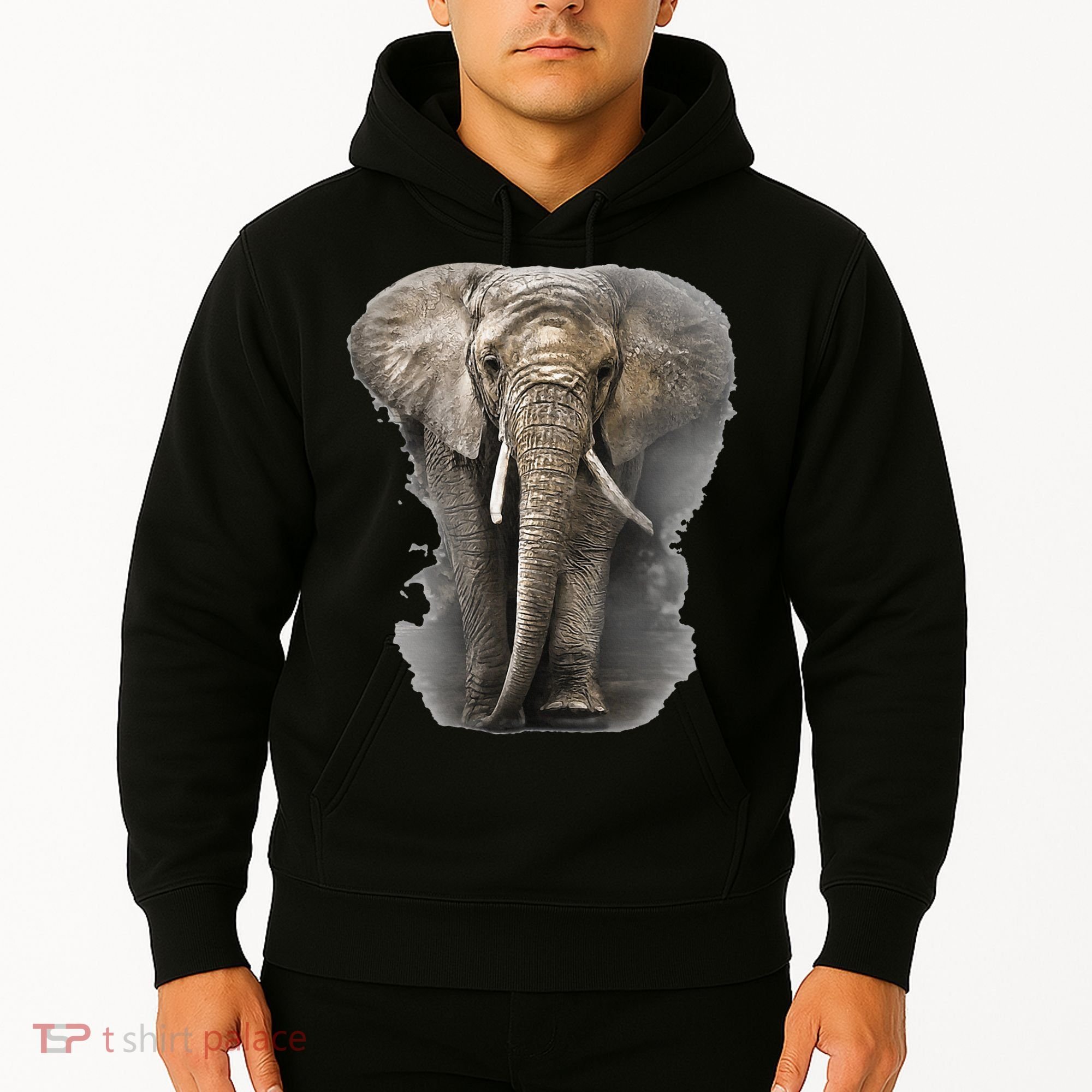 The Mountain African Elephant Hoodie