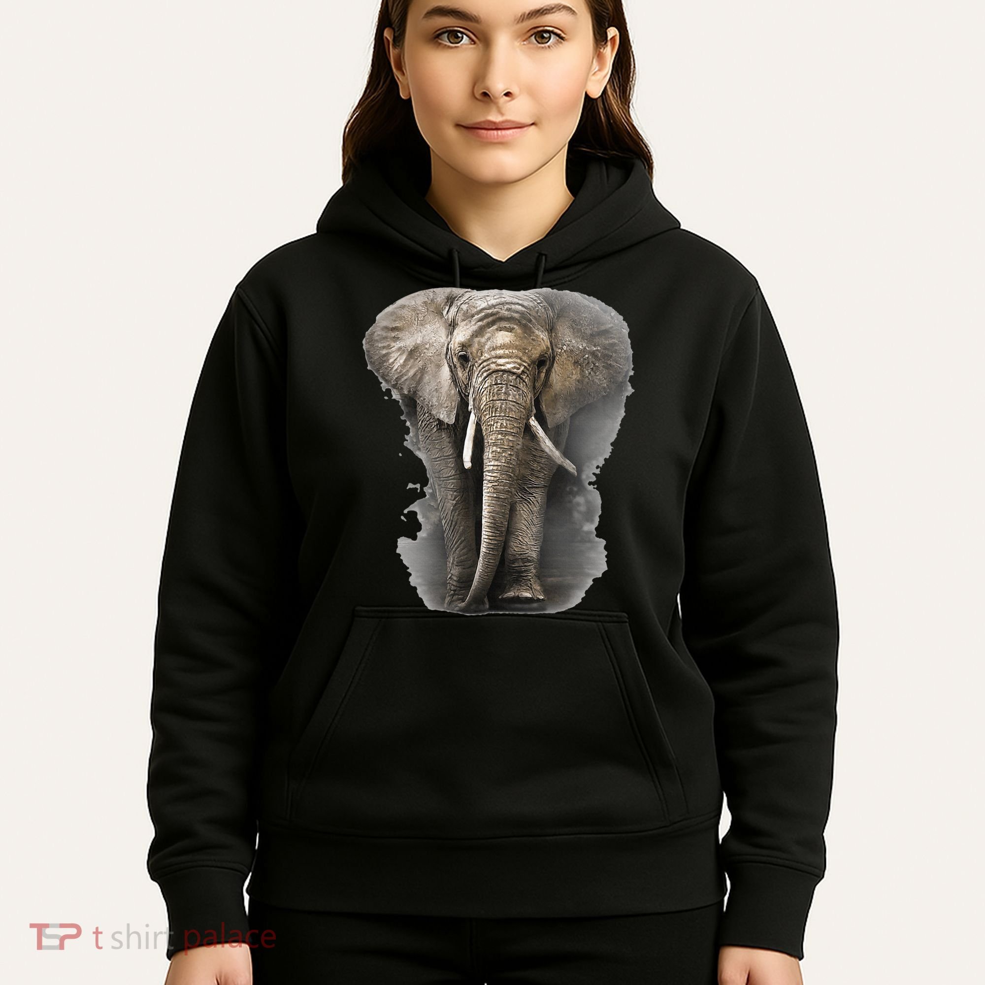 The Mountain African Elephant Hoodie