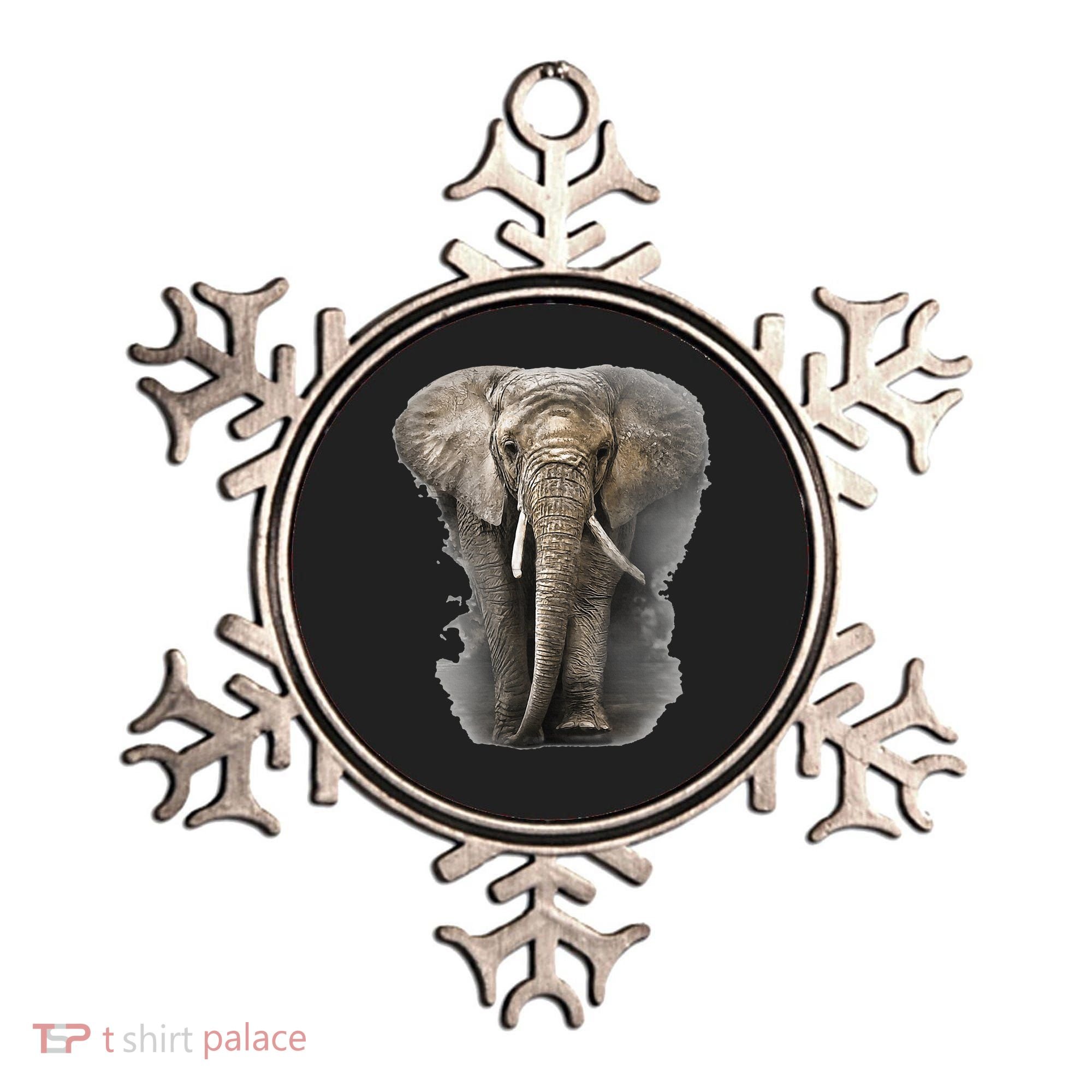 The Mountain African Elephant Ornament