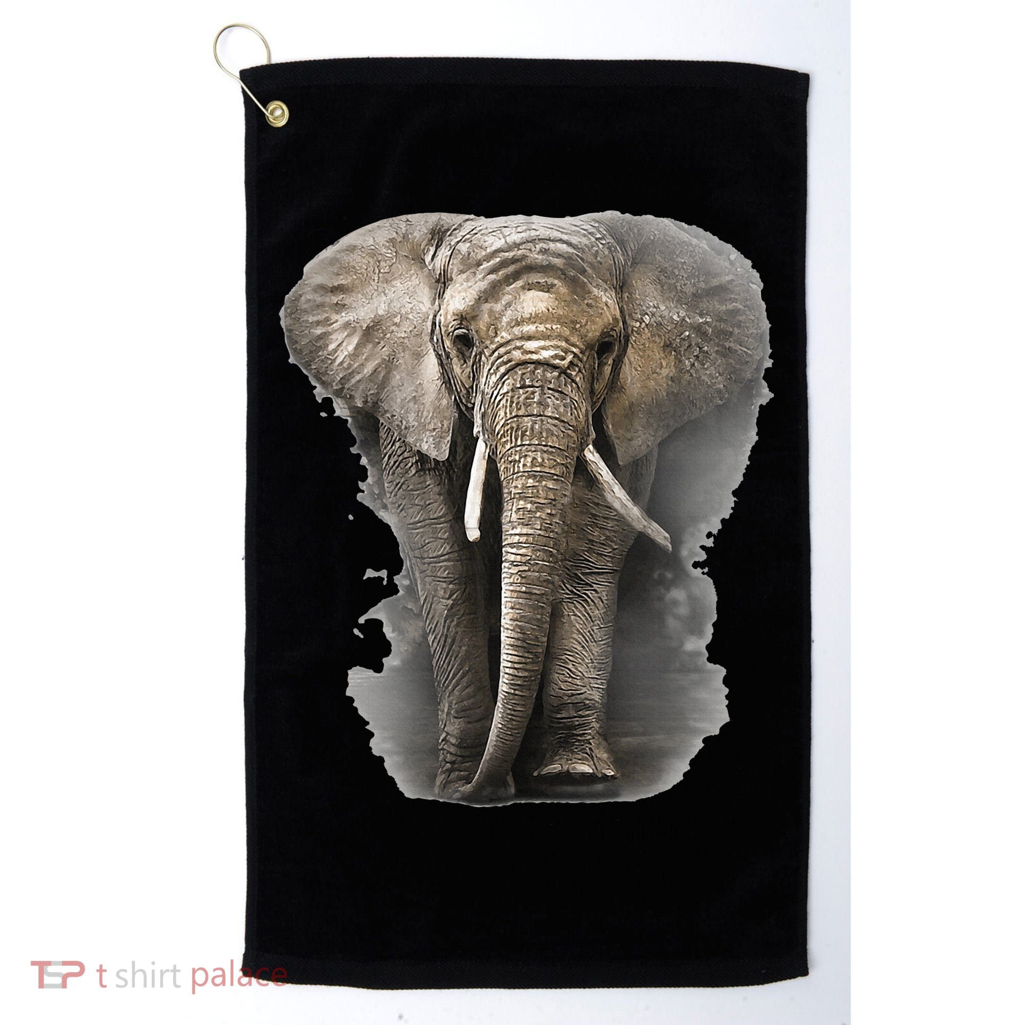 The Mountain African Elephant Golf Towel