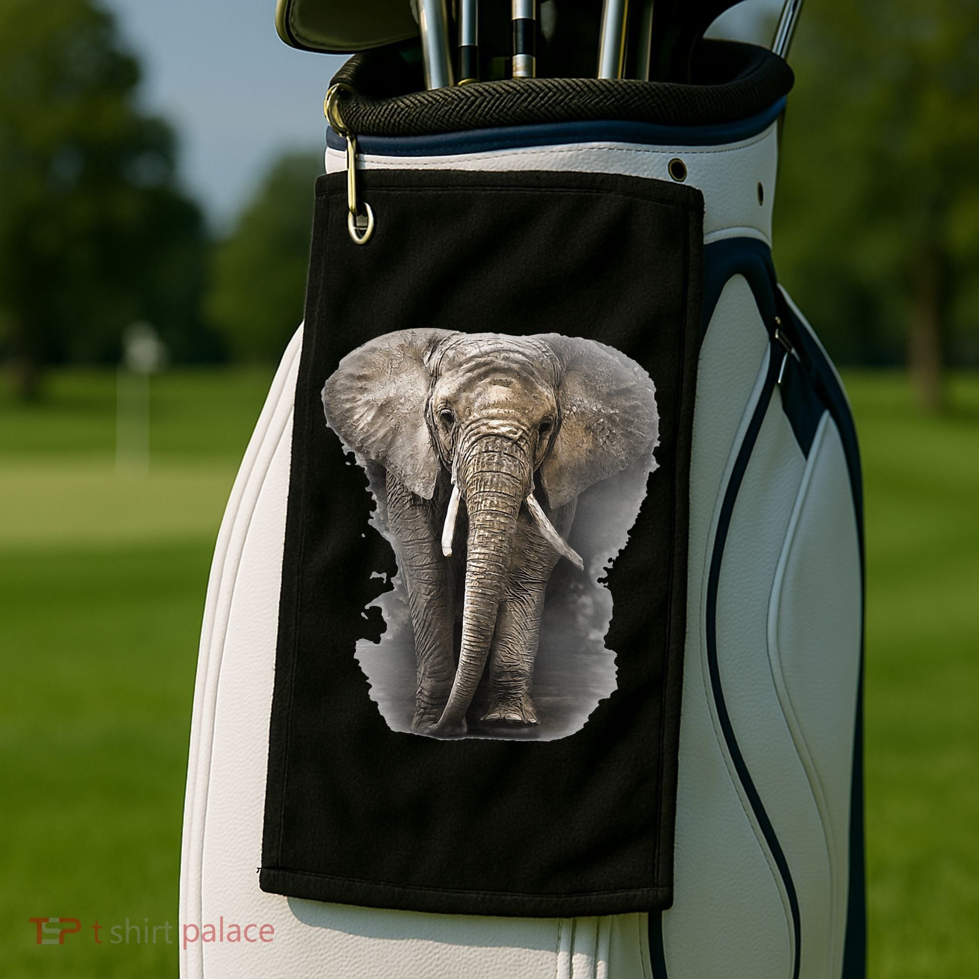 The Mountain African Elephant Golf Towel