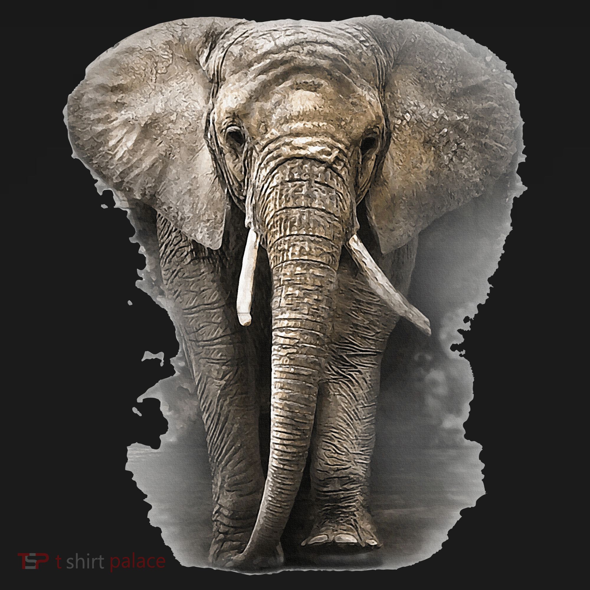 The Mountain African Elephant Kids Hoodie
