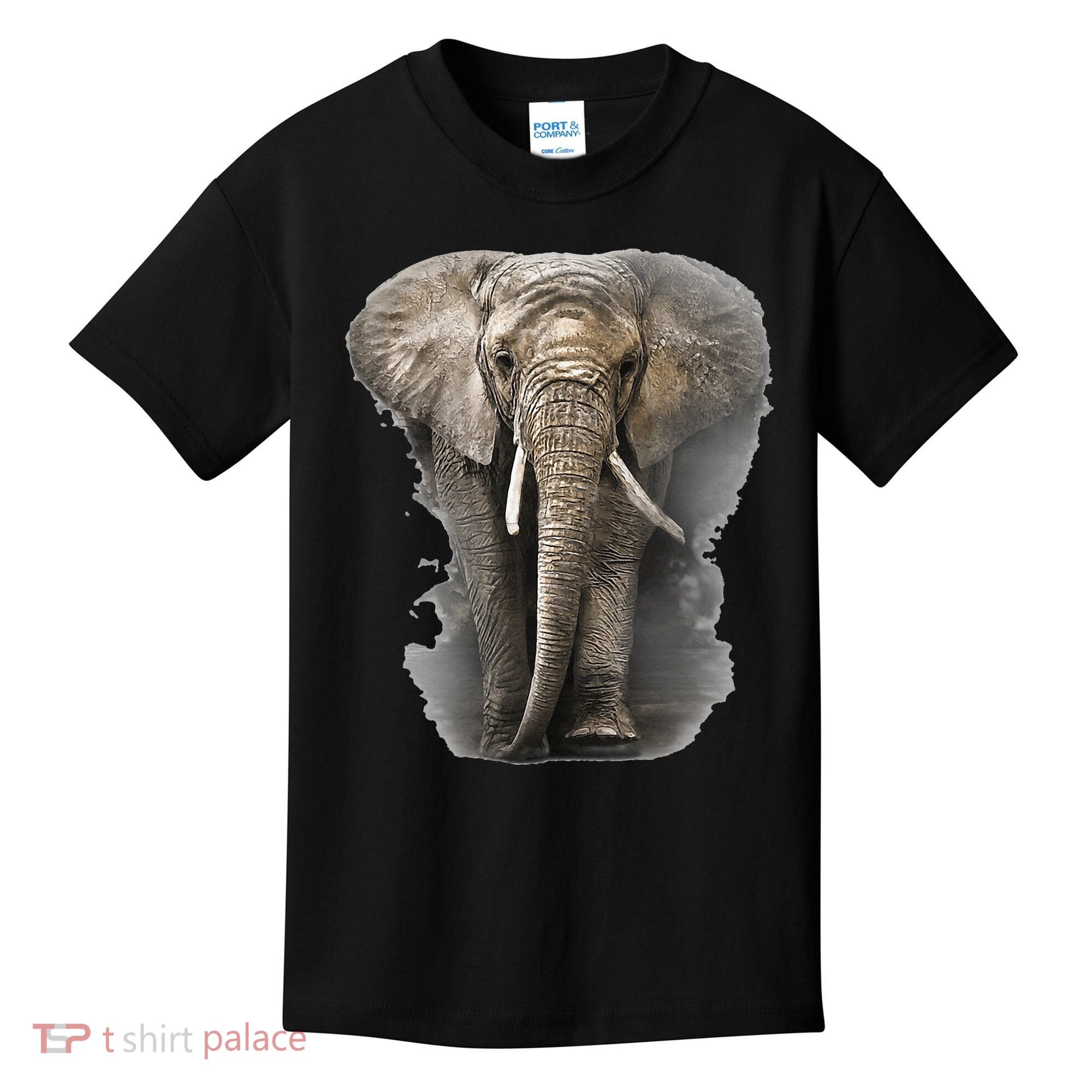 The Mountain African Elephant Kids T-Shirt