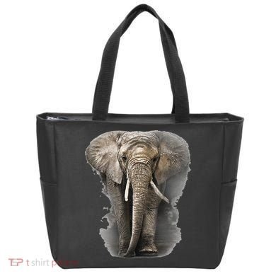 The Mountain African Elephant Tote Bag